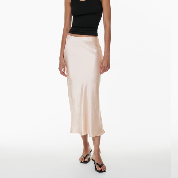 Aritzia Babaton Slip Satin Maxi Skirt - Picture 1 of 2